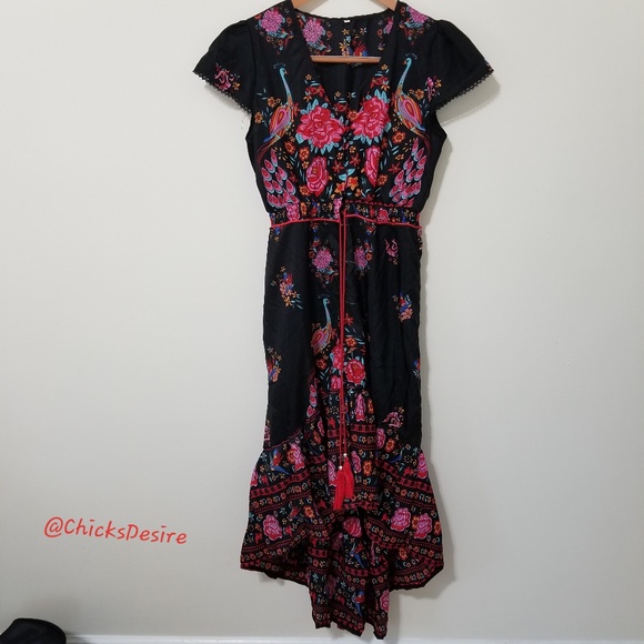 BEST SELLER 💎 Boho Maxi Floral Dress -HOST PICK- - Picture 6 of 8